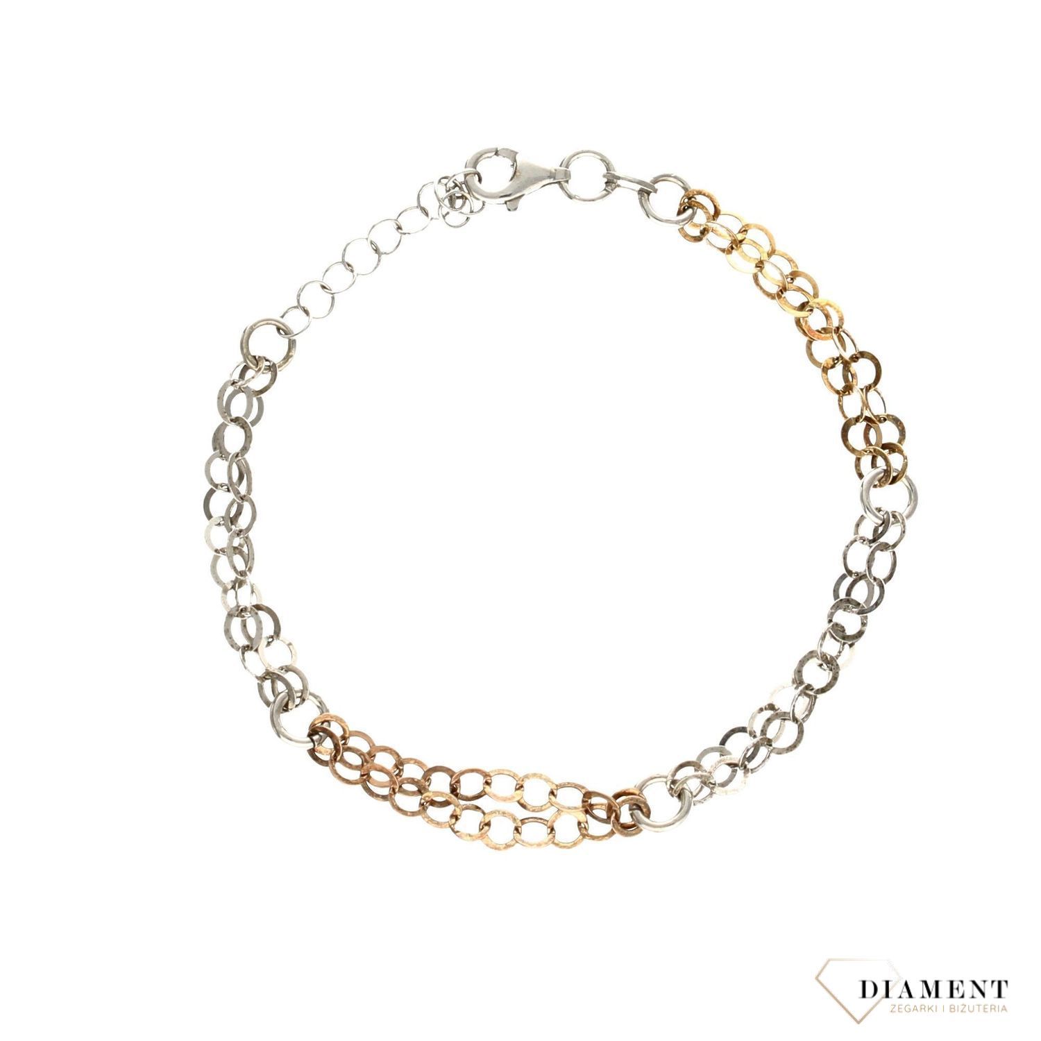 Bransoletka srebrna do charmsów kółeczka Dall'Acqua B RM BR16315 024d.jpg